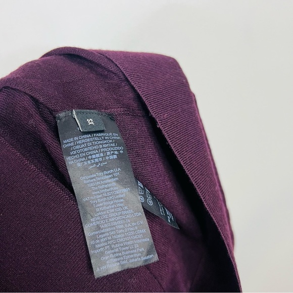 Tory Burch knit collar polo top size xsmall - Picture 8 of 8